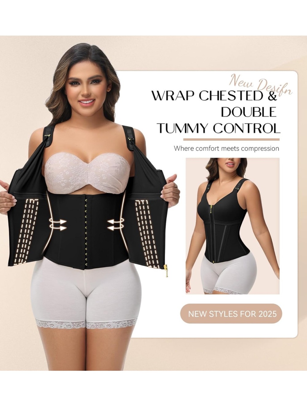 SHAPSHE Waist Trainer Corset Tummy Control Sport Body Shaper Vest Postpartum